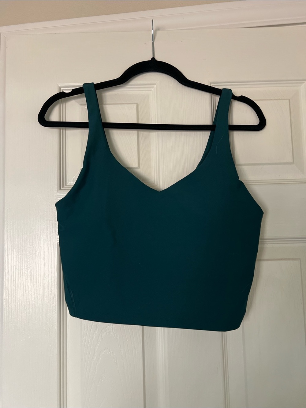 Old Navy Active Line Teal V-Neck Crop Camisole